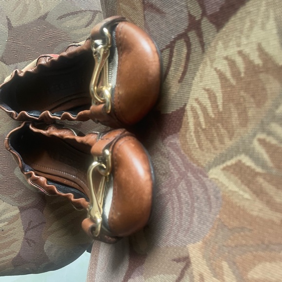 Authentic-BURBERRY Heritage House Check SHIPLEY Ballerina Flats. - Picture 3 of 5